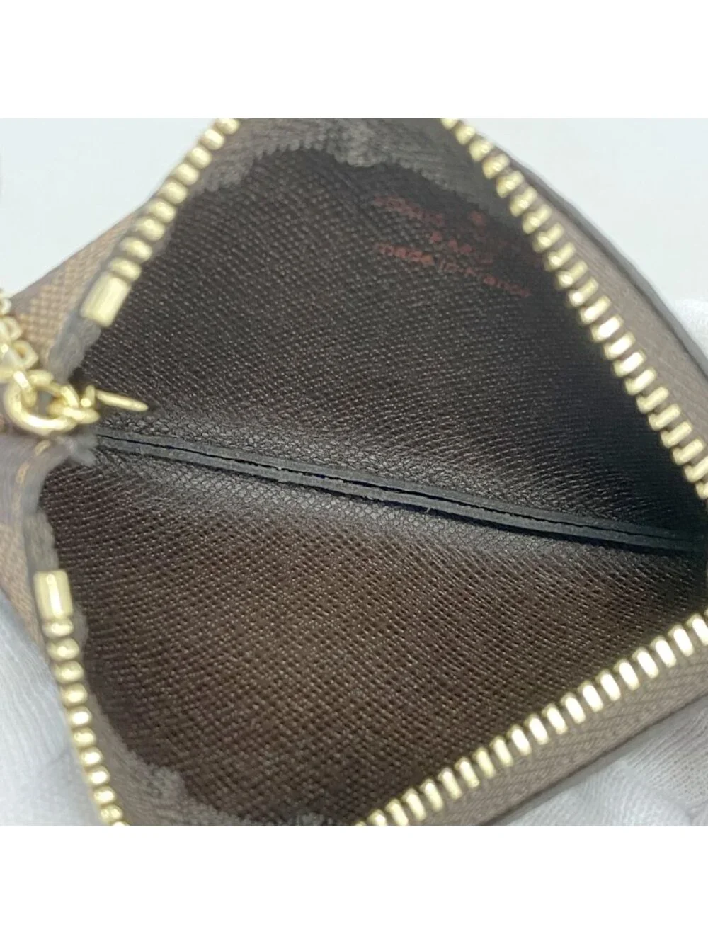 Louis Vuitton Coin Case Damier Pochette Cles Ebene